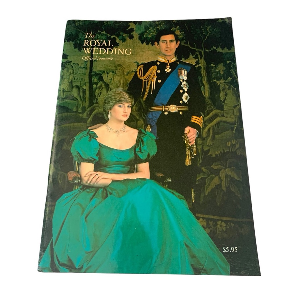 VTG 1981 The Royal Wedding Official Collectible Softcover Commemorative Book